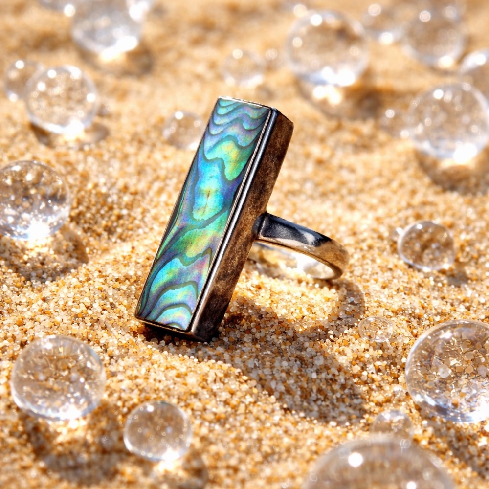 Abalone Shell Ring Shell Ring - Picture 9 of 15